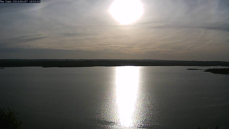 Lake Travis webcam, April 7, 2016 6:00 PM CT