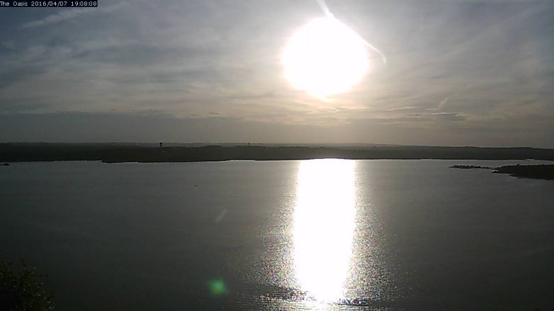 Lake Travis webcam, April 7, 2016 6:15 PM CT