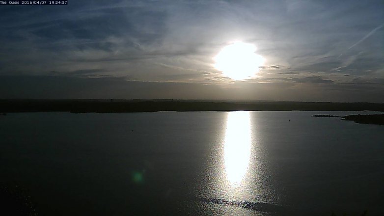 Lake Travis webcam, April 7, 2016 6:30 PM CT