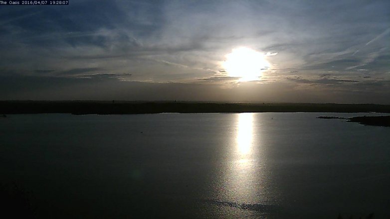 Lake Travis webcam, April 7, 2016 6:35 PM CT