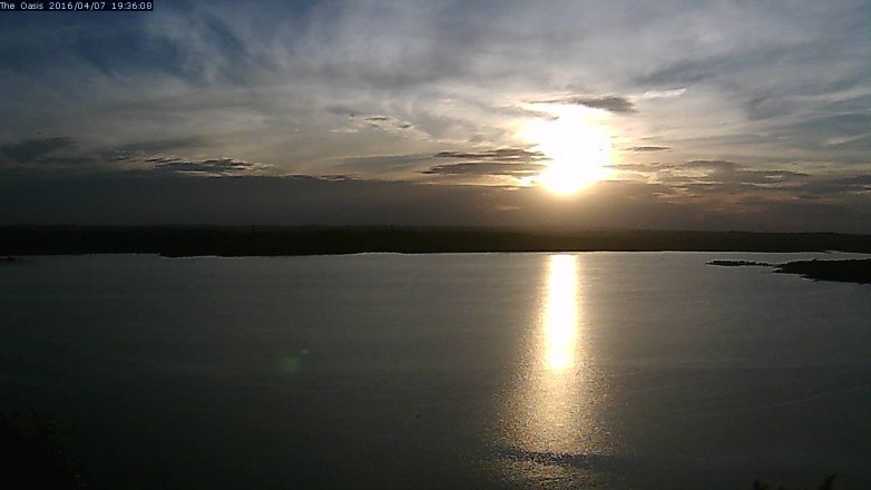 Lake Travis webcam, April 7, 2016 6:40 PM CT