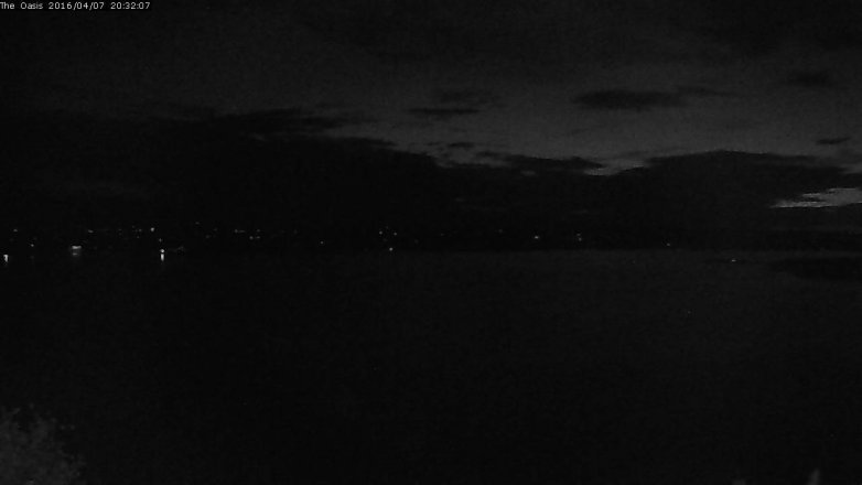 Lake Travis webcam, April 7, 2016 7:40 PM CT