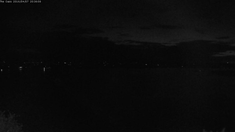 Lake Travis webcam, April 7, 2016 7:45 PM CT