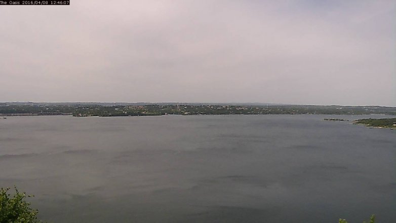Lake Travis webcam, April 8, 2016 11:50 AM CT
