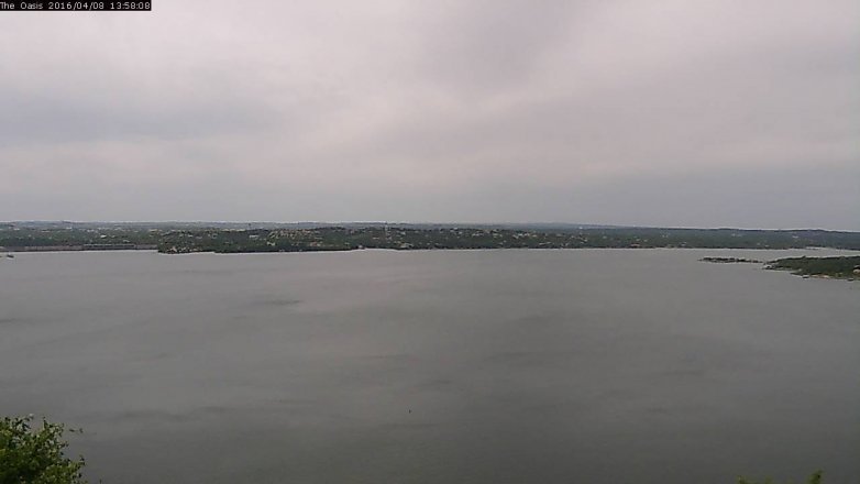 Lake Travis webcam, April 8, 2016 1:05 PM CT