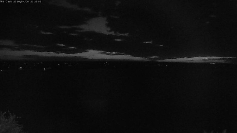 Lake Travis webcam, April 8, 2016 7:35 PM CT