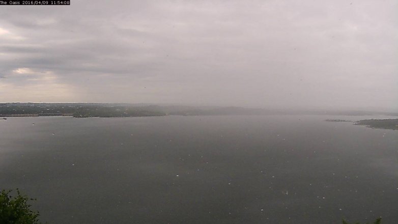 Lake Travis webcam, April 9, 2016 11:00 AM CT