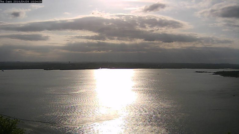 Lake Travis webcam, April 9, 2016 5:10 PM CT