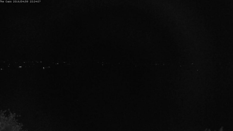 Lake Travis webcam, April 9, 2016 9:30 PM CT