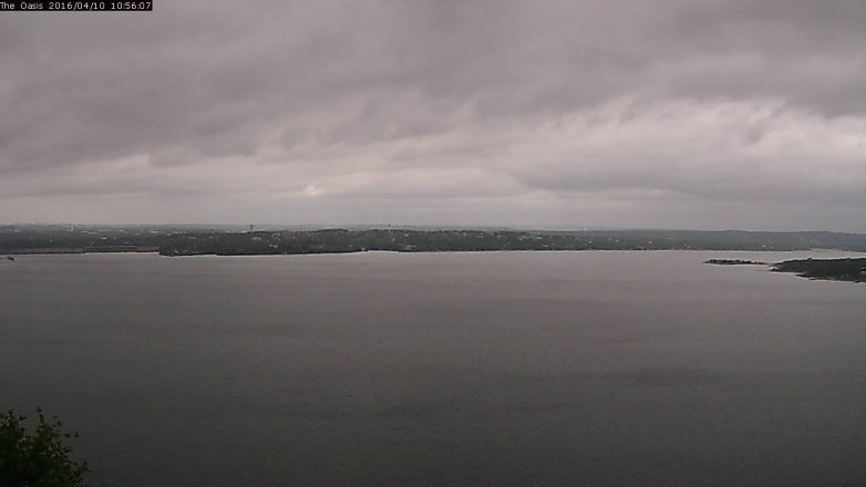 Lake Travis webcam, April 10, 2016 10:05 AM CT
