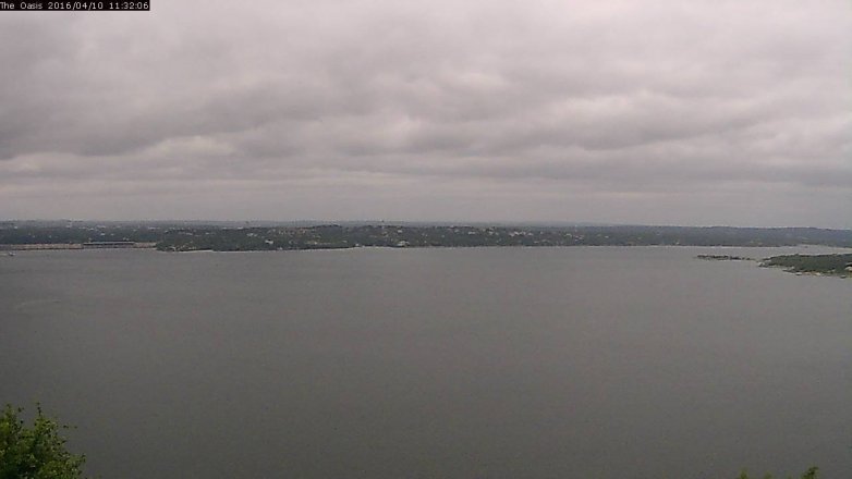 Lake Travis webcam, April 10, 2016 10:40 AM CT
