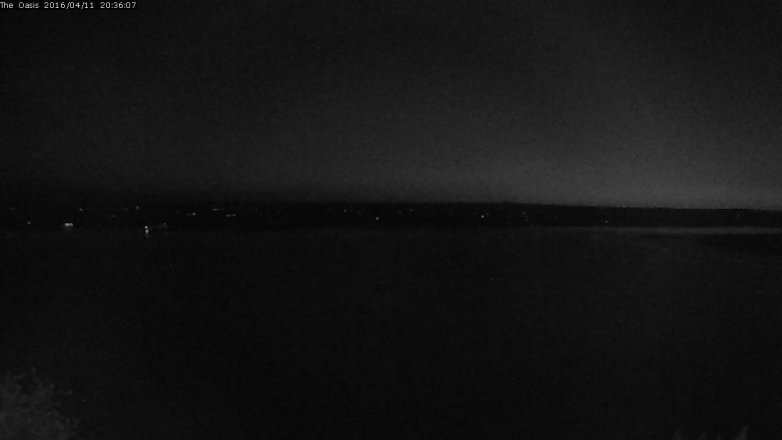 Lake Travis webcam, April 11, 2016 7:45 PM CT