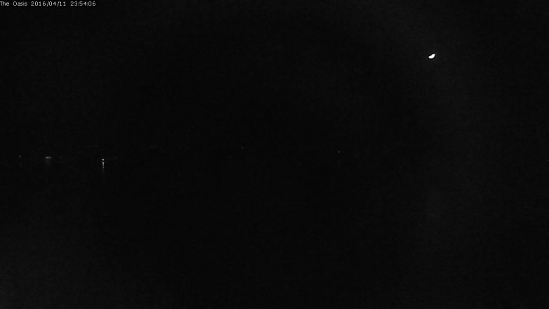 Lake Travis webcam, April 11, 2016 11:00 PM CT