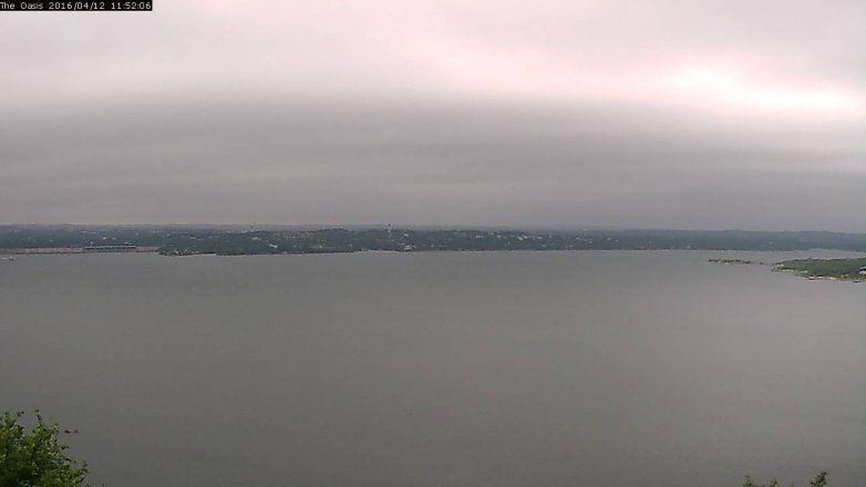Lake Travis webcam, April 12, 2016 11:00 AM CT