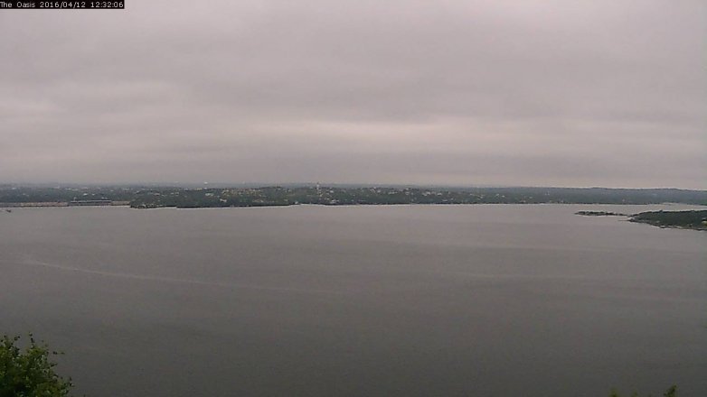 Lake Travis webcam, April 12, 2016 11:40 AM CT
