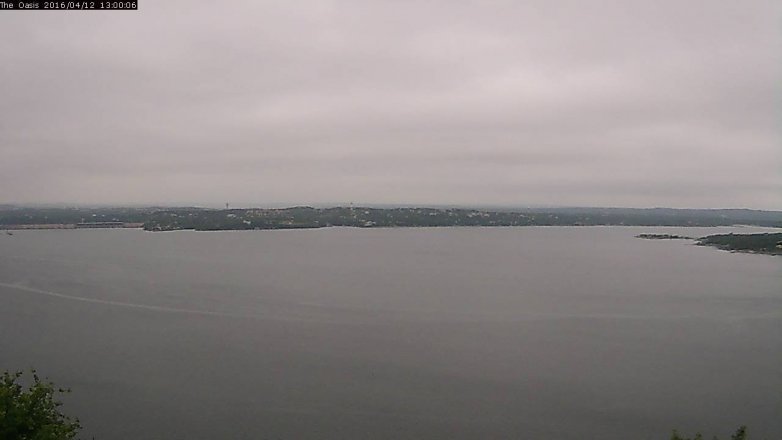 Lake Travis webcam, April 12, 2016 12:05 PM CT