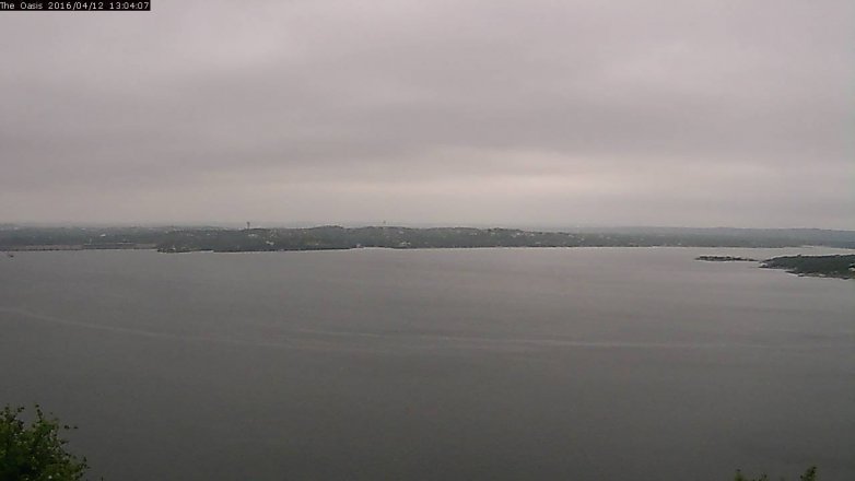 Lake Travis webcam, April 12, 2016 12:10 PM CT