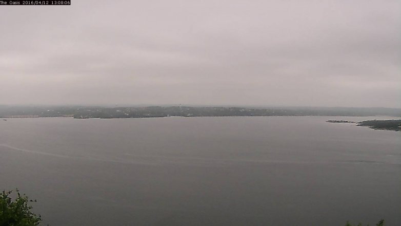 Lake Travis webcam, April 12, 2016 12:15 PM CT