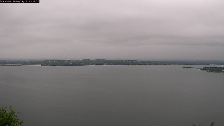 Lake Travis webcam, April 12, 2016 12:35 PM CT