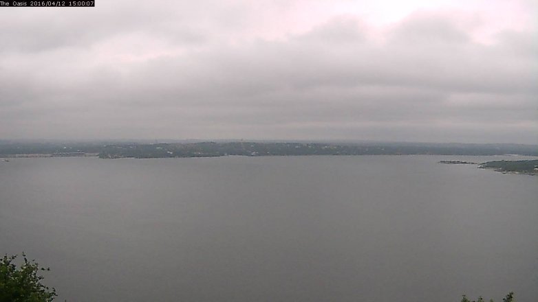 Lake Travis webcam, April 12, 2016 2:05 PM CT
