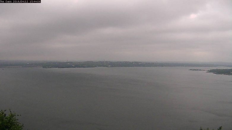 Lake Travis webcam, April 12, 2016 2:50 PM CT