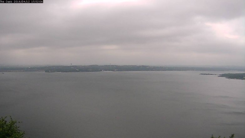 Lake Travis webcam, April 12, 2016 3:00 PM CT