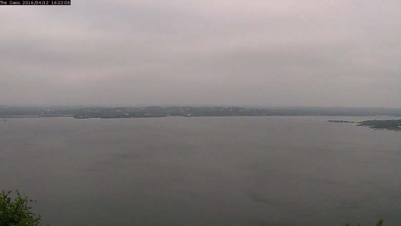 Lake Travis webcam, April 12, 2016 3:30 PM CT