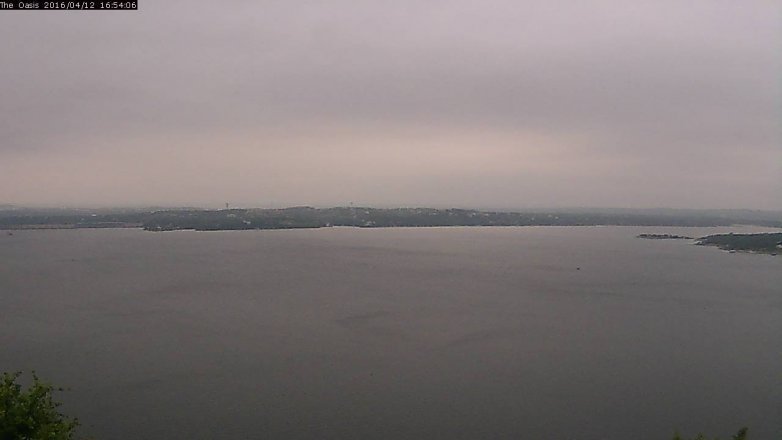 Lake Travis webcam, April 12, 2016 4:00 PM CT