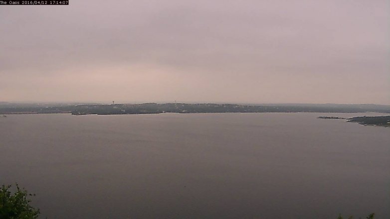 Lake Travis webcam, April 12, 2016 4:20 PM CT