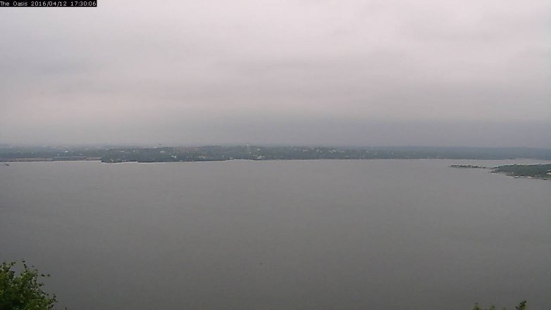 Lake Travis webcam, April 12, 2016 4:35 PM CT