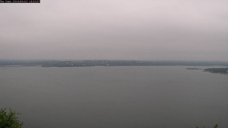 Lake Travis webcam, April 12, 2016 5:30 PM CT