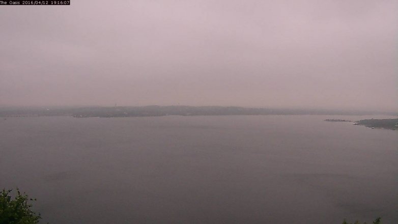 Lake Travis webcam, April 12, 2016 6:20 PM CT