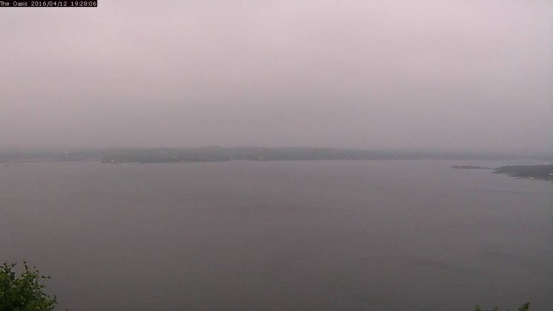 Lake Travis webcam, April 12, 2016 6:35 PM CT