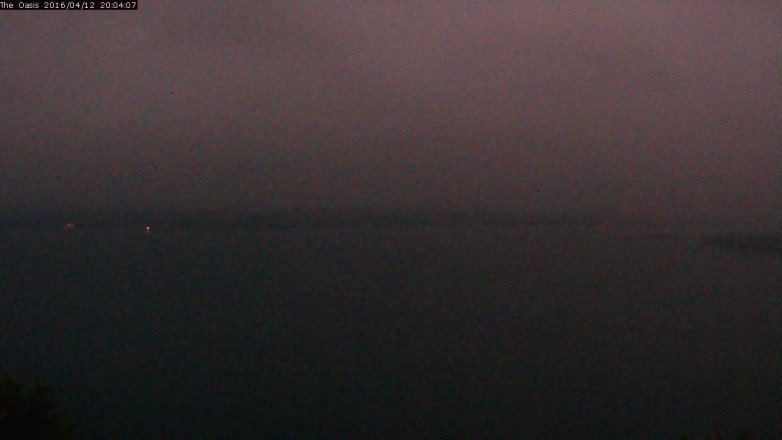 Lake Travis webcam, April 12, 2016 7:10 PM CT