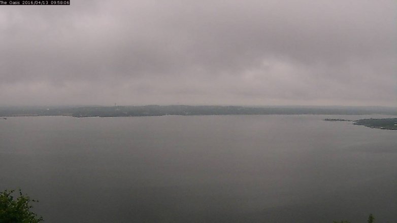 Lake Travis webcam, April 13, 2016 9:05 AM CT