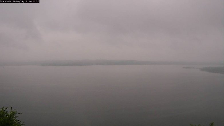 Lake Travis webcam, April 13, 2016 9:35 AM CT