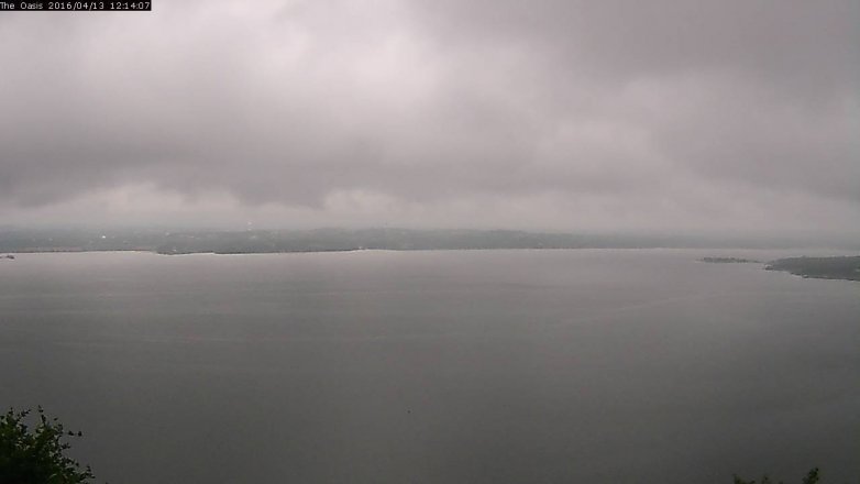 Lake Travis webcam, April 13, 2016 11:20 AM CT