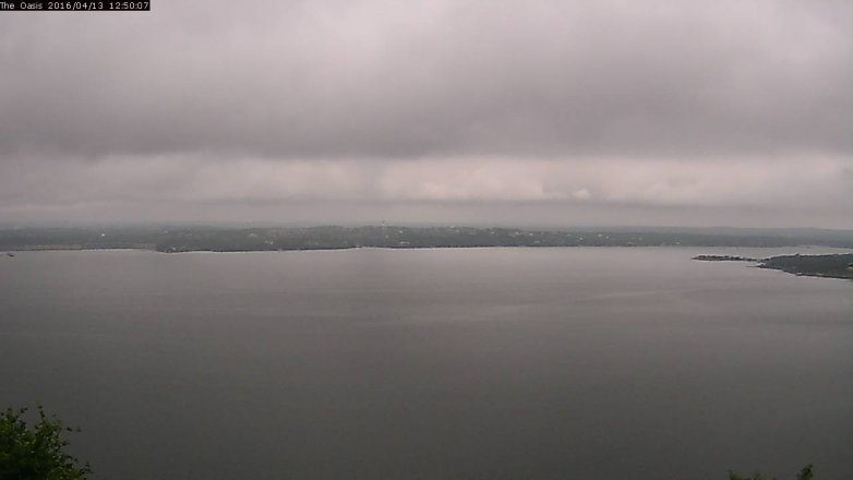 Lake Travis webcam, April 13, 2016 11:55 AM CT