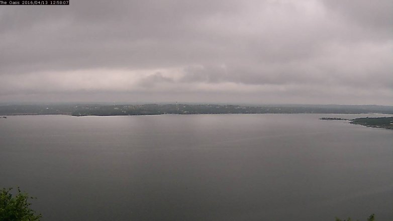 Lake Travis webcam, April 13, 2016 12:05 PM CT