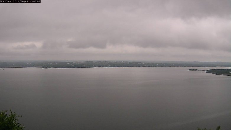 Lake Travis webcam, April 13, 2016 12:10 PM CT
