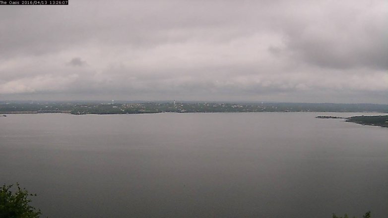 Lake Travis webcam, April 13, 2016 12:30 PM CT