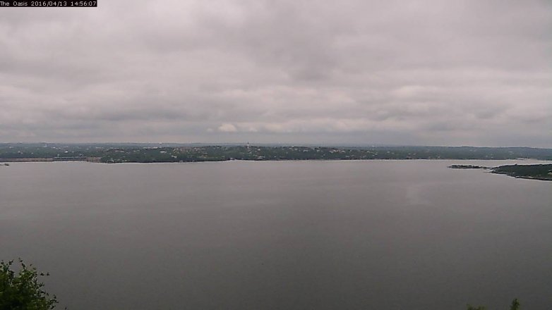 Lake Travis webcam, April 13, 2016 2:00 PM CT