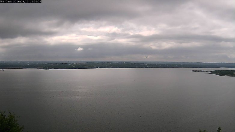 Lake Travis webcam, April 13, 2016 3:40 PM CT