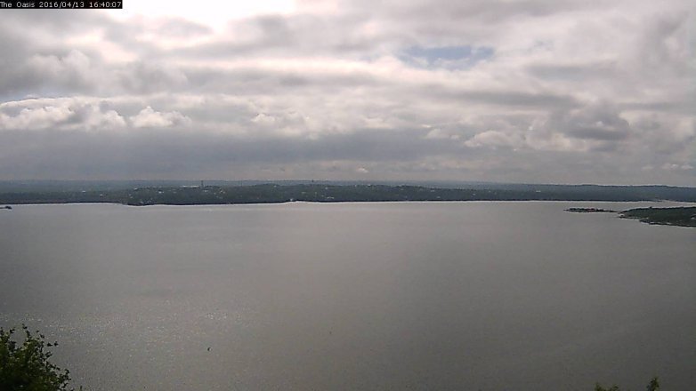 Lake Travis webcam, April 13, 2016 3:45 PM CT