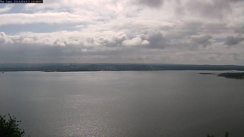 Lake Travis webcam, April 13, 2016 3:55 PM CT