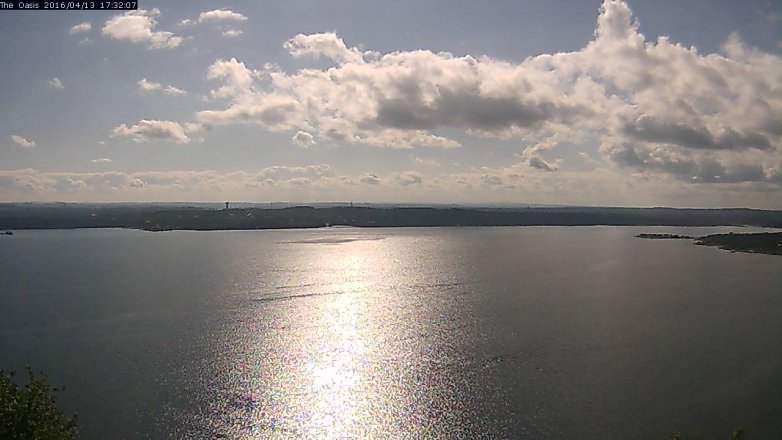 Lake Travis webcam, April 13, 2016 4:40 PM CT
