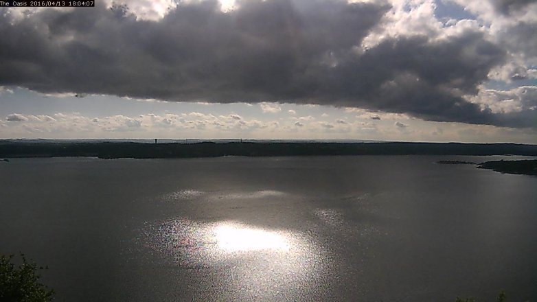 Lake Travis webcam, April 13, 2016 5:10 PM CT