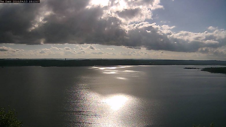 Lake Travis webcam, April 13, 2016 5:20 PM CT