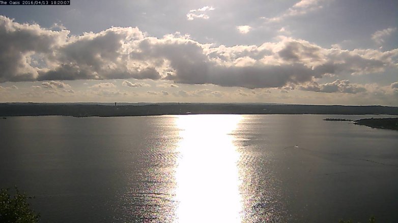 Lake Travis webcam, April 13, 2016 5:25 PM CT