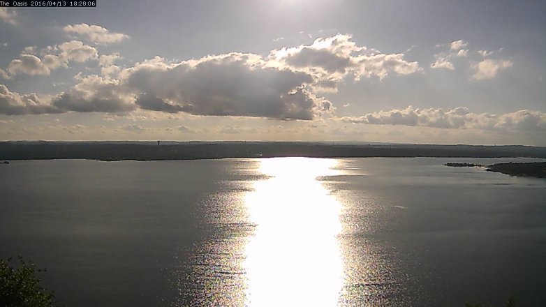 Lake Travis webcam, April 13, 2016 5:35 PM CT